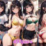 「痴女」 念願の電車内露出デビューを果たした痴女JKのCG集 『同人』