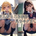 「痴女」 そんなところから見ちゃダメ 〜卑猥なパンチラ少女〜 『同人』
