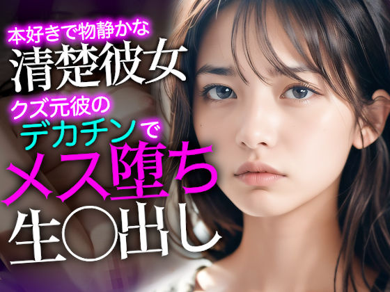 「痴女」 本好きで物静かな清楚彼女、クズ元彼のデカチンでメス堕ちして生...