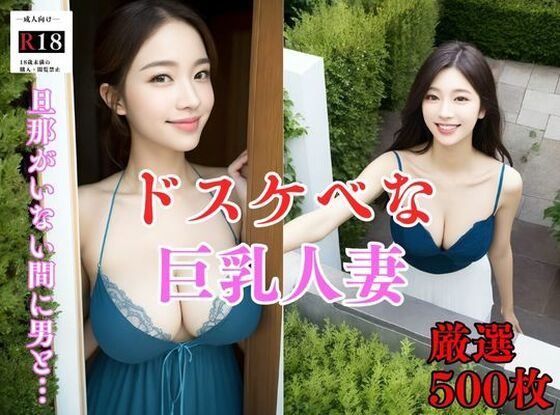 「痴女」 【大容量作品】ドスケベな巨乳人妻。宅配でお届けのドアを開けた...