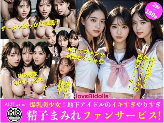 「痴女」 ［ストーリー＋大量画像］爆乳美少女！地下アイドルのイキすぎや...