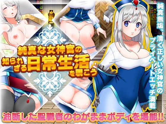 「痴女」 純真な女神官の知られざる日常生活を覗こう 『同人』