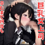 「痴女」 残業中、社内でパツパツスーツの巨乳上司にハマり孕むまで何度も中出ししてしまった 『同人』