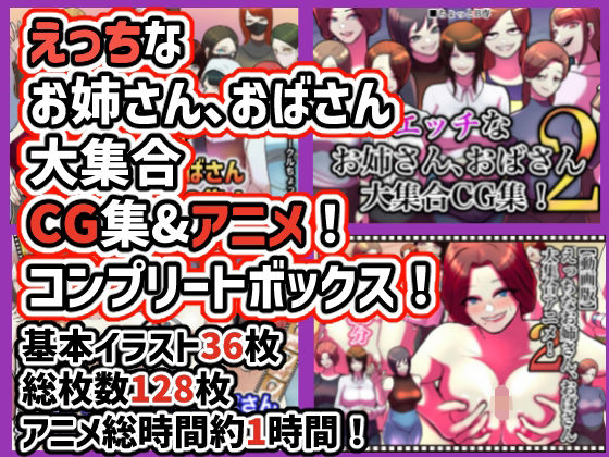 「痴女」 えっちなお姉さん、おばさん大集合CG＆アニメ！コンプリートボ...