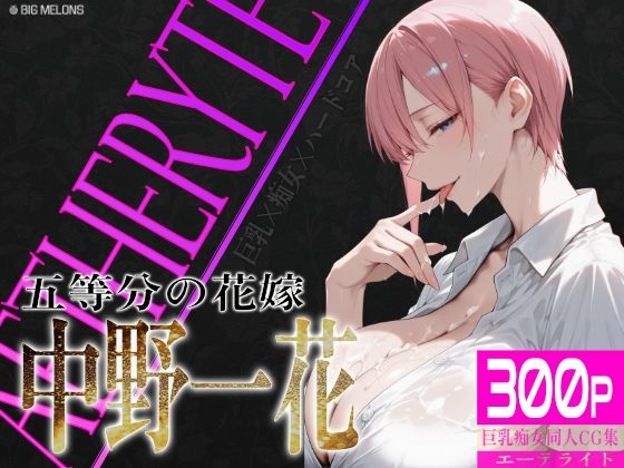 「痴女」 巨乳痴女同人CG集 エーテライト 中〇一花編 『同人』