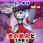 「痴女」 【なんと動画3本】犬の獣人メルシーとぶっかけ3P祭り開催 『同人』