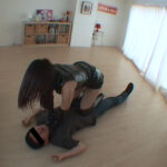 ＜痴女＞ エナメルブーツ＆手袋 射精直後亀頭責め！ 【高画質】