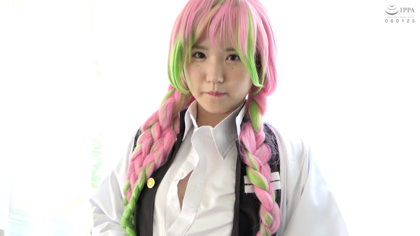 ＜痴女＞ 甘●寺蜜璃の極エロの顔舐め＆鼻フェラ＆手コキ！！！ 【高画質...