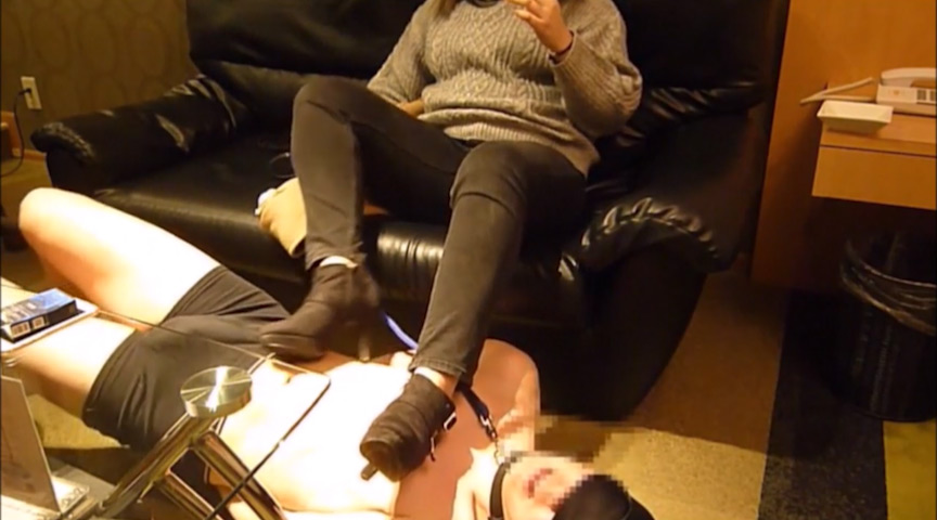 ＜痴女＞ ぽっちゃりドS女のM男いじめ 【高画質】