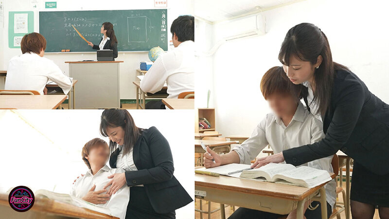 ＜痴女＞ 女教師はバレたらヤバい状況に興奮する小悪魔痴女だった 【高画...