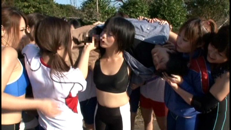 ＜痴女＞ 体育会系ガチムチ女子逆レイプ部 【高画質】