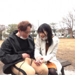 ＜痴女＞ チ●ポを公然ベロちゅうで焦らしてあげる 皆月ひかる 【高画質】