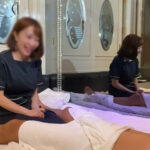 ＜痴女＞ 出張ローション手コキ隠し撮り・パイズリ【金井6回目】 【高画質】