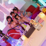 【痴女】 うちらの好きなのなーんだ？正解は...チン凸！！握ったチ○コは離さねぇ！！ WeLoveおち○ぽサークル小悪魔ハーレム中出し 沙月恵奈 花狩まい さつき芽衣 ＜FANZA＞