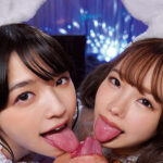 【痴女】 ウチらが唾液たっぷり挟み撃ちベロキスでイカせてアゲルBEST ＜FANZA＞