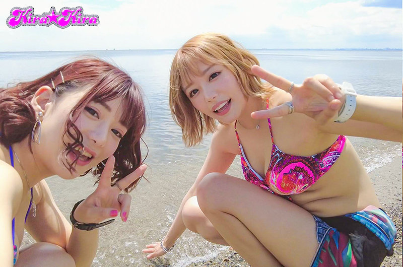 【痴女】 いきなり逆ナンハーレムビーチ 色白ガリ細なキミ達じゃ海は楽し...