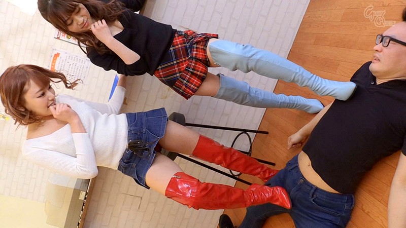 【痴女】 Wニーハイブーツ 淫乱どS痴女 浜崎真緒/笠木いちか ＜FA...