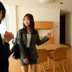 【痴女】 趣味:寝取り、特技:有自覚誘惑。妻との内見中に旦那をこっそり大胆に誘い込む不動産レディ 天使もえ ＜FANZA＞