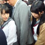 【痴女】 前から後ろから密着する挟み撃ち痴●で強精射精させるW痴女子○生 ＜FANZA＞