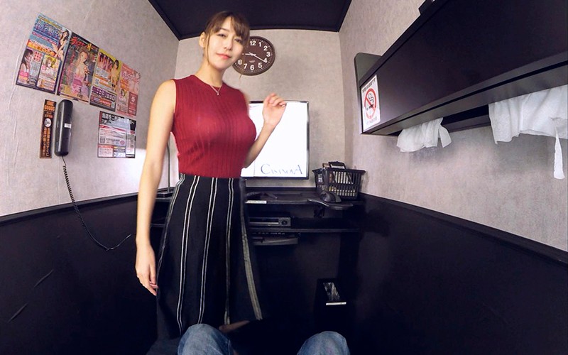 【痴女】 【VR】乱入！ハプニング個室ビデオ 朝桐光 ＜FANZA＞