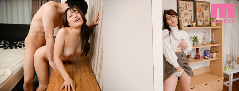 【痴女】 薄壁から聞こえる隣人の爆音ピストンSEXに欲情して逆夜●いN...