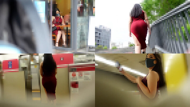 【痴女】 痴●電車 痴●＆ホテル連れ込み＃001 爆乳で巨尻美人！！ ...