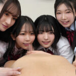 【痴女】 時代はルッキズムより勃起ズム！イケメン貧弱ペニスより何度でも射精OKギンギン絶倫棒を囲んで挟んでヤりたい放題！SEX狂い女子○生ハーレム ＜FANZA＞