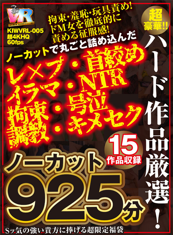【痴女】 【VR】ノーカット925分15作品収録 超豪華！！ハード作品...