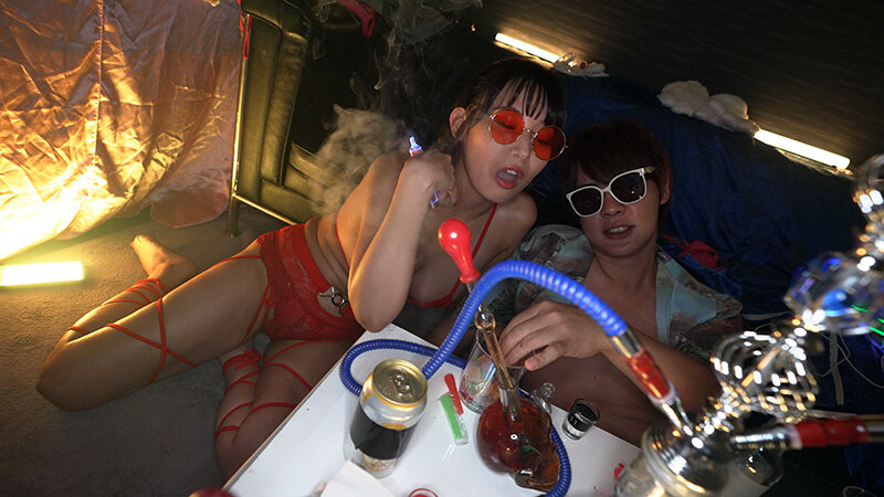 【痴女】 キメセクの巣 腰振りペニバンM男アナルSP ガンギマって男潮...