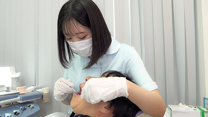 【痴女】 確信犯的にふわとろ巨乳を押し付けてくる歯科衛生士が勤務する誘...